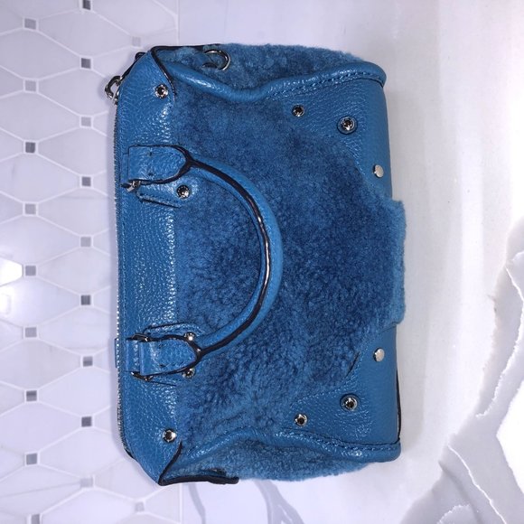 Authentic Coach "SHEARLING RHYDER 18" Mini Bag - Picture 4 of 5